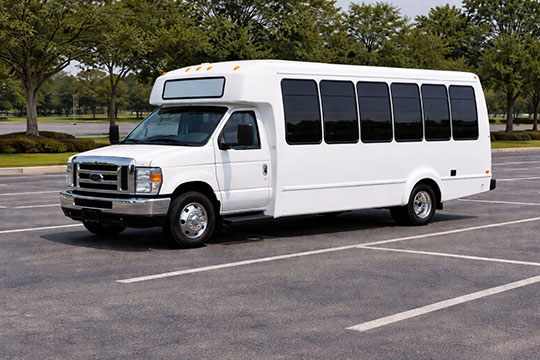 20-passenger minibus available for charter in Ridgeland, MS